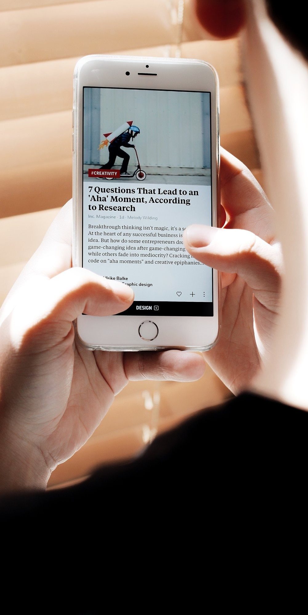 phone news news on a phone