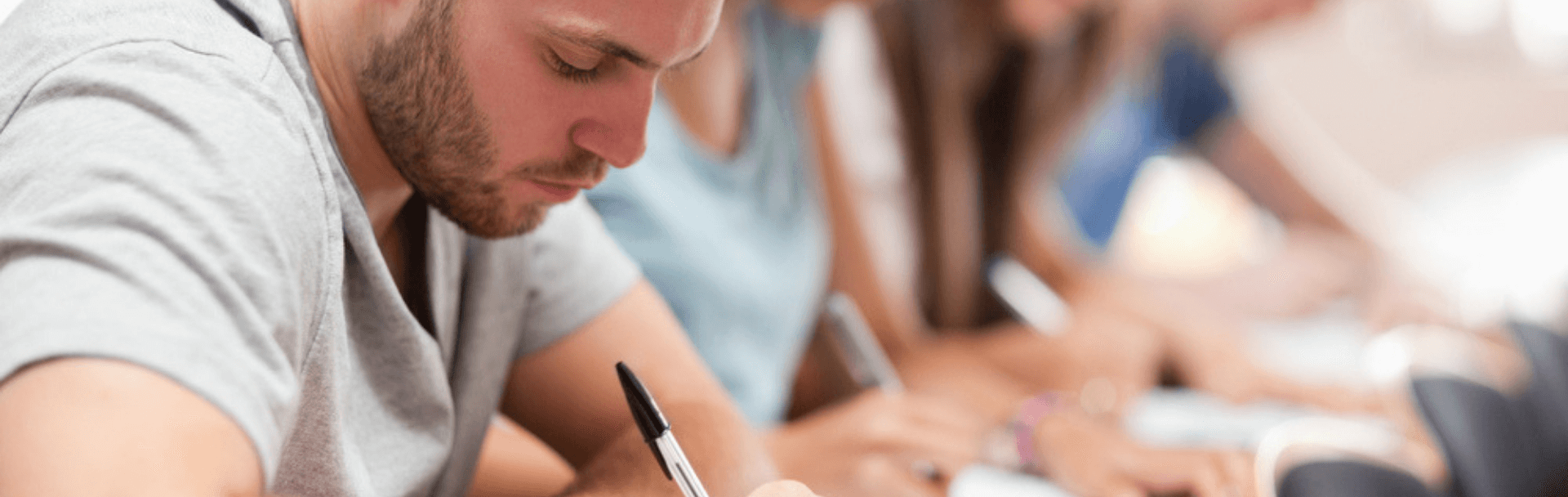 Students taking Law notes