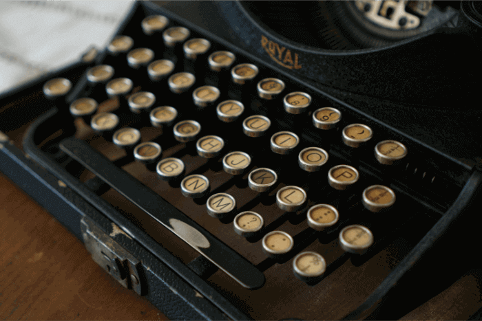 A typing machine used by historical writers in Oxford A typing machine used by historical writers in Oxford