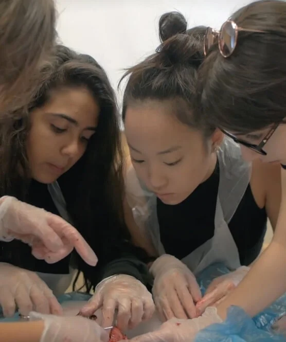 A group of students participating in a medicine summer school in Oxford