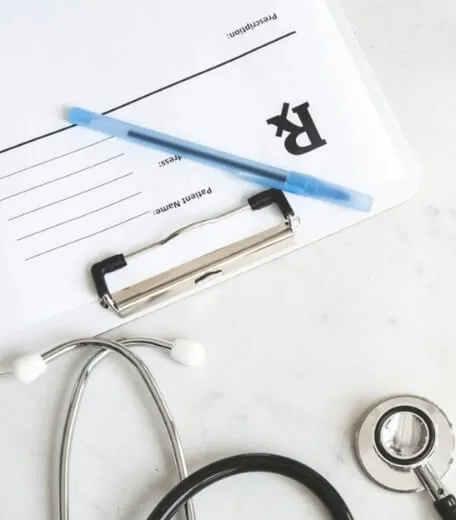 A photo of a stethoscope for a doctor.
