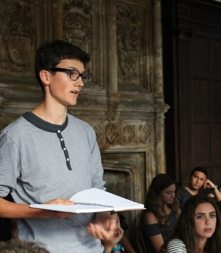 Law and public speaking course for high school students